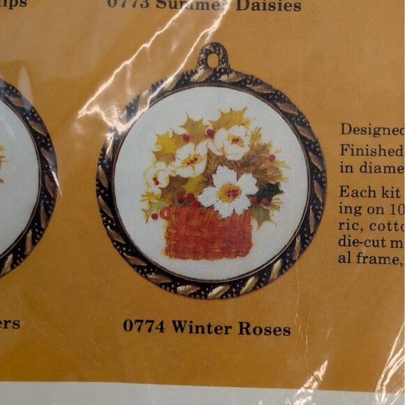 Creative Circle Needlepoint Kit 224, 774, 826 Flowers Basketball Player Complete - Picture 3 of 10